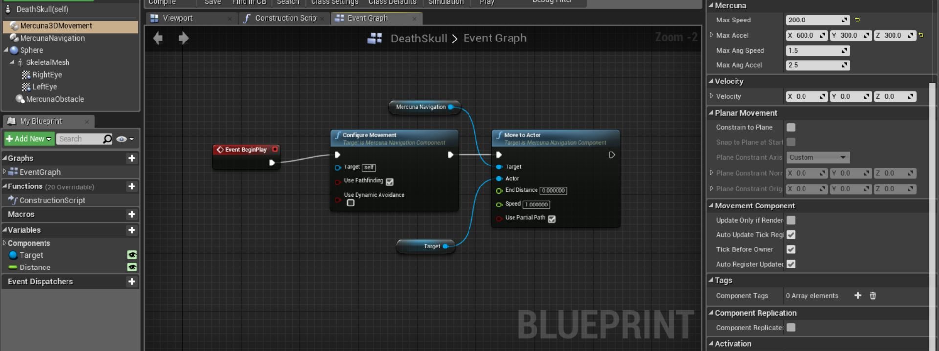 Simple Unreal blueprint