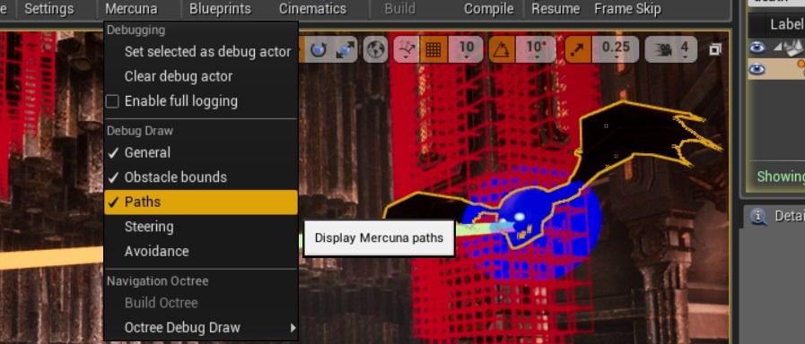 Mercuna Unreal editor tools