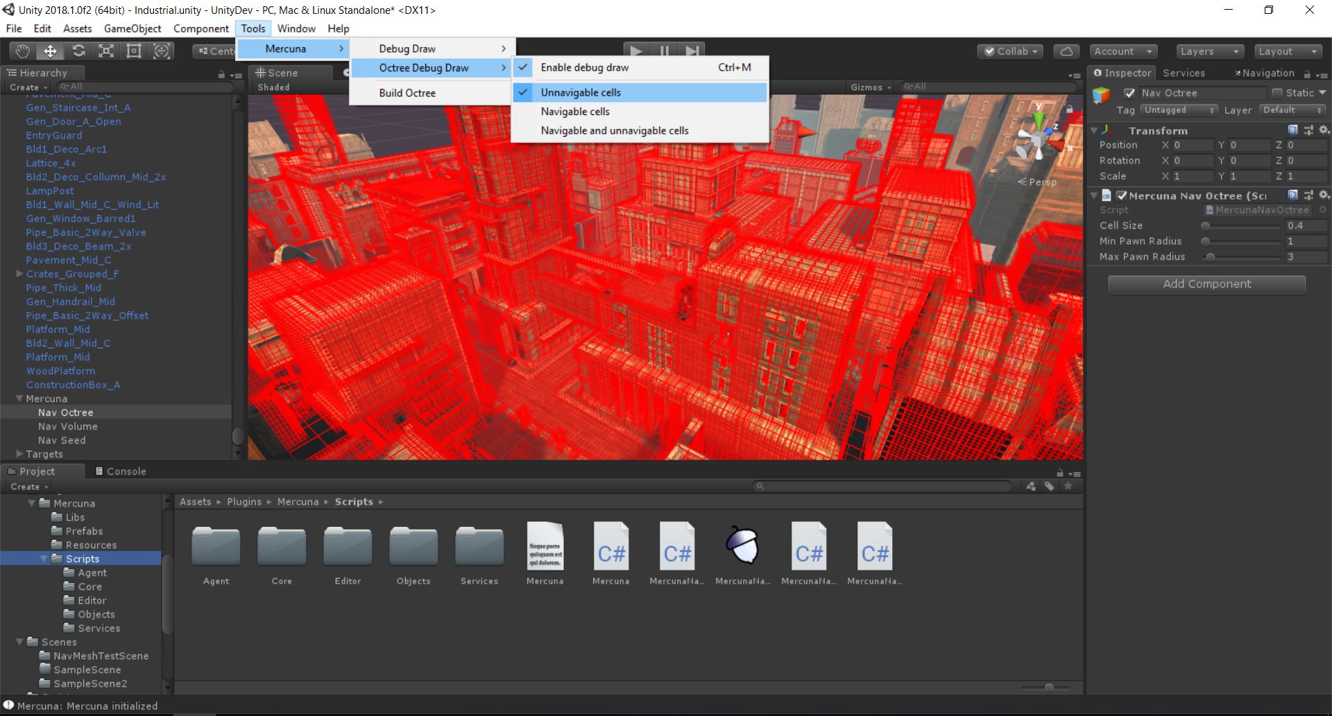 Mercuna 3D Navigation Middleware Unity User Guide